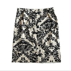 Talbots Black and Cream Skirt